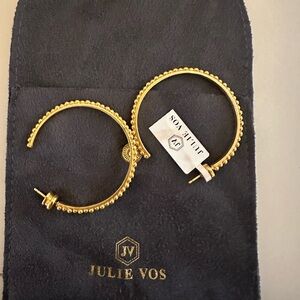 Julie Vos gold hoops